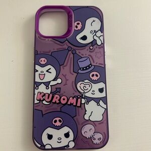 Kuromi Purple & Butterfly iPhone 14 Case